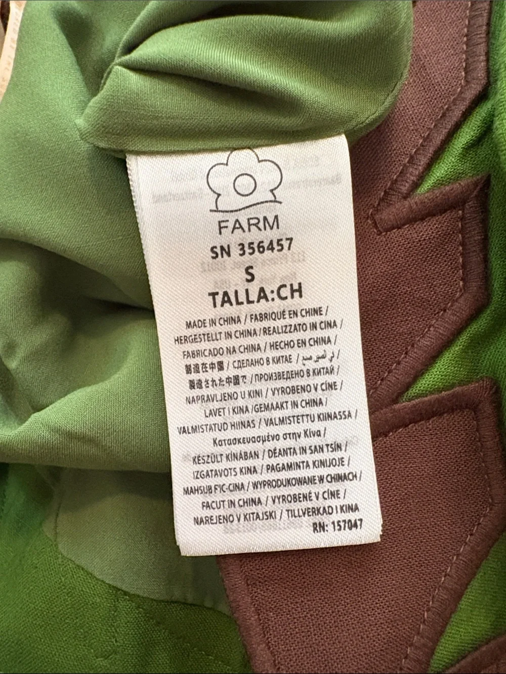 Farm Rio Palm Tree Midi Dress NWT Anthro $348 - Picture 14 of 15